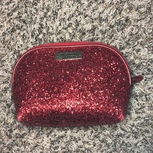 Victoria’s Secret Red Glitter Accessory Bag